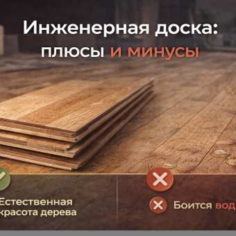 Изображение Инженерная доска: плюсы и минусы