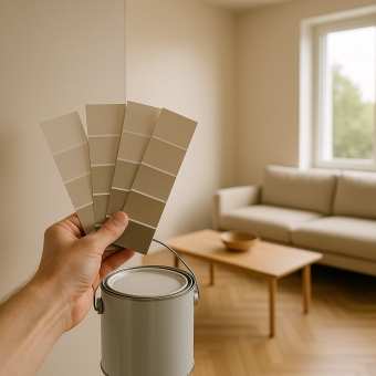 Изображение Как выбрать краску для стен: состав, блеск, укрывистость и стойк
