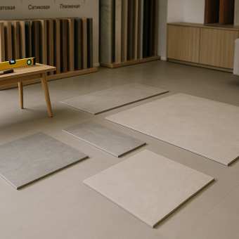 Изображение Какие бывают размеры керамогранита: стандартные и крупные формат