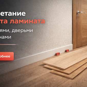 Изображение Сочетание цвета ламината с обоями и дверьми