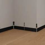 Плинтус Laconistiq Adhesive RAL 9005 Черный Матовый Порошковый 60 мм №2