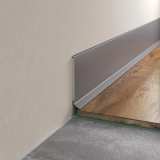 Плинтус Laconistiq Adhesive RAL 9007 Серебряный Анодированный 60 мм №3