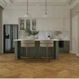 Каменно-полимерна SPC плитка Tulesna Art Chevron Fresco 1011-9