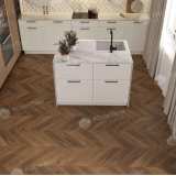 SPC ламинат Alpine Floor Chevrone Alpine ECO 18-13 МС Дуб Коричневый №3
