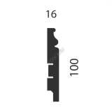 Плинтус Сosca AP10 100x16x2400 мм №2