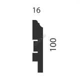 Плинтус Сosca AP77 100x16x2400 мм №2