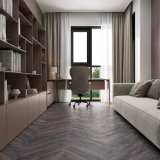 SPC ламинат CronaFloor Herringbone Дуб Бордо №2