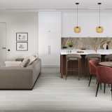 Кварцевый SPC ламинат Damy Floor Family Дуб Зимний TCM304-3 №5