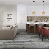 Кварцвиниловая плитка Damy Floor Family LVT Дуб Сильвер T7020-23-LVT №9