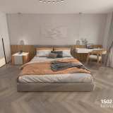 Каменно-полимерная SPC плитка Floorwood Authentic 1502 Оранжевый цветок №2