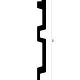 Декоративная стеновая панель Alpine Walls LineArt ECO0201W №2