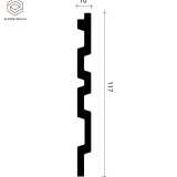Декоративная стеновая панель Alpine Walls LineArt ECO4741W №5