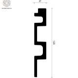 Декоративная стеновая панель Alpine Walls LineArt ECO78217401BT №4