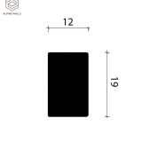 Декоративная рейка Alpine Walls LineArt ECO952B №4