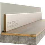 Теневой плинтус Pro Design Classic 6R матовая эмаль 12х90 мм №4