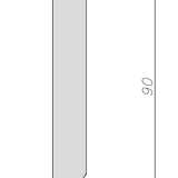 Теневой плинтус Pro Design Classic 6R матовая эмаль 12х90 мм №2
