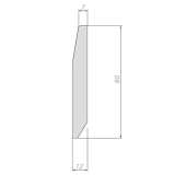 Теневой плинтус Pro Design Nova матовая эмаль 12х90 мм №2