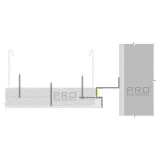 Потолочный профиль Pro Design Gipps 602 Белый №6