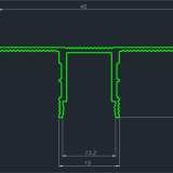 Декоративный стеновой профиль Pro Design 534 Коричневый №4