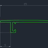 Порог алюминиевый Pro Design Doorstep 571 Белый 900 мм №3