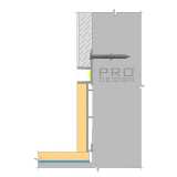 Скрытый плинтус Pro Design Combo 603 Анодированный №3