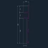 Скрытый плинтус Pro Design Combo 603 Анодированный №2