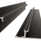 Теневой плинтус Pro Design 1269 Черный Муар RAL 9005