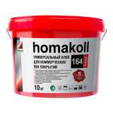 Клей Homa для ПВХ, LVT, SPC покрытий универсальный homakoll 164 Prof 10 кг