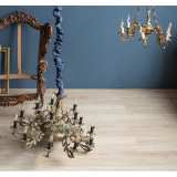 Кварцвиниловая LVT плитка Vinilam Glue Luxury Дуб Сарагоса 33555