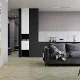 Кварцевый SPC ламинат Fargo Herringbone Дуб Бирмингем 44-6191-4 Click System 5G №2