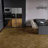 Кварцевый SPC ламинат Fargo Herringbone Дуб Окленд 44-653-76 Clyck System 5G №2