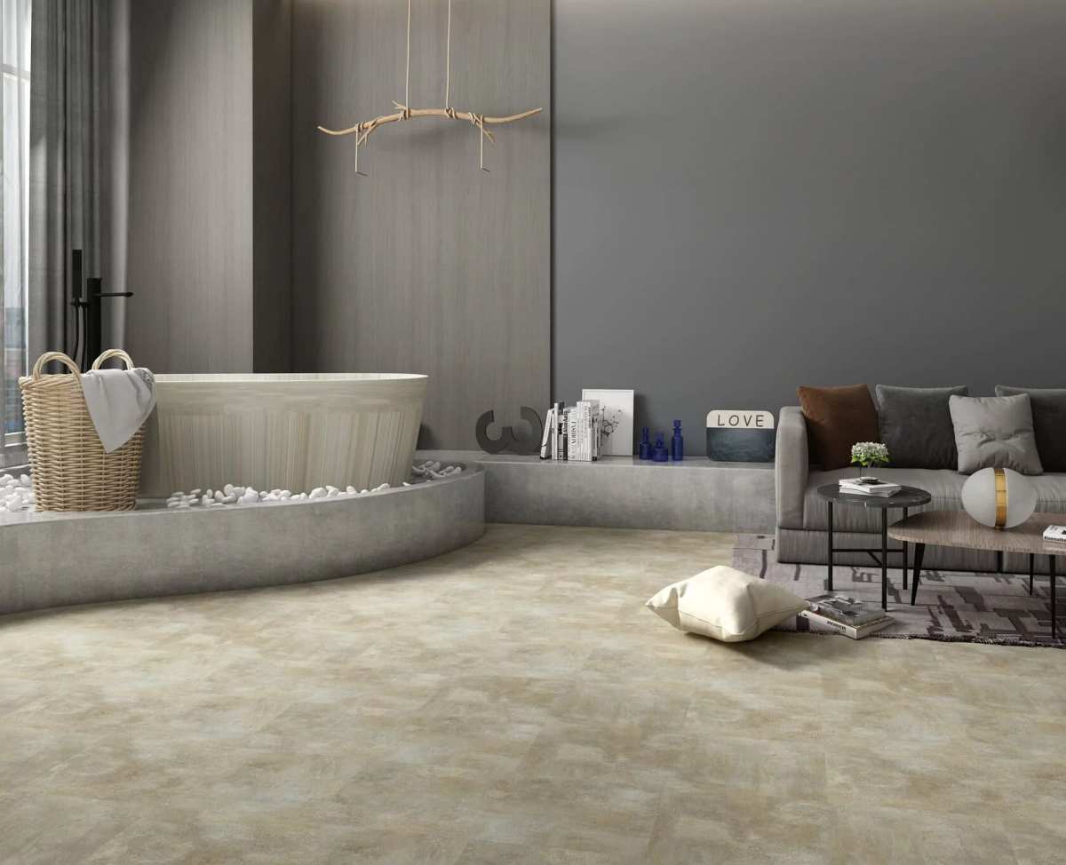 Кварц виниловые полы Icon Floor Marble XL Бетон Мунк MLX-78 купить