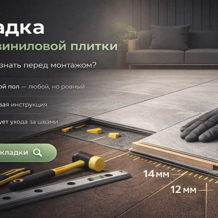 Укладка кварцвинила своими руками: пошаговая инструкция