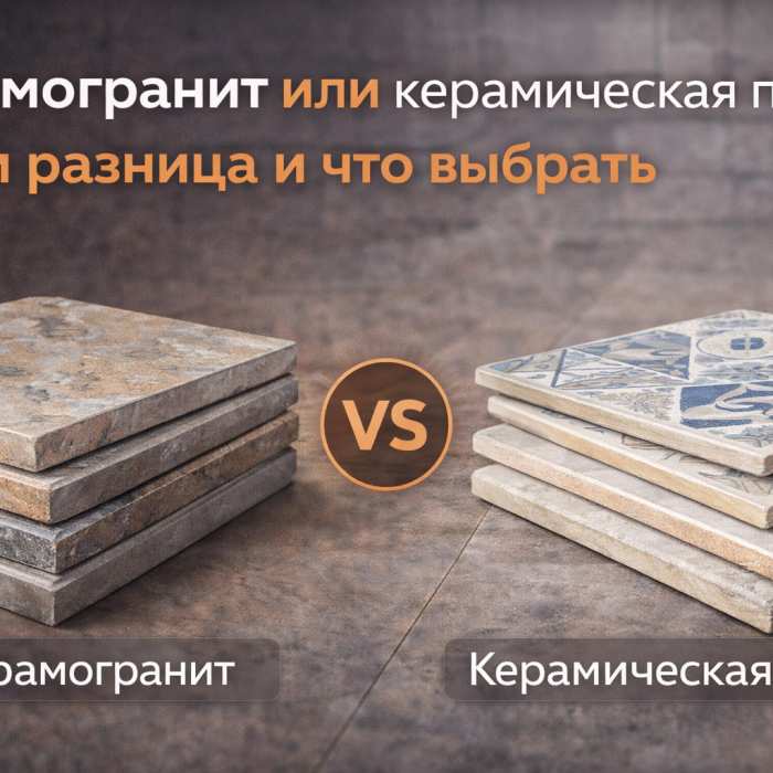 Керамогранит или керамическая плитка