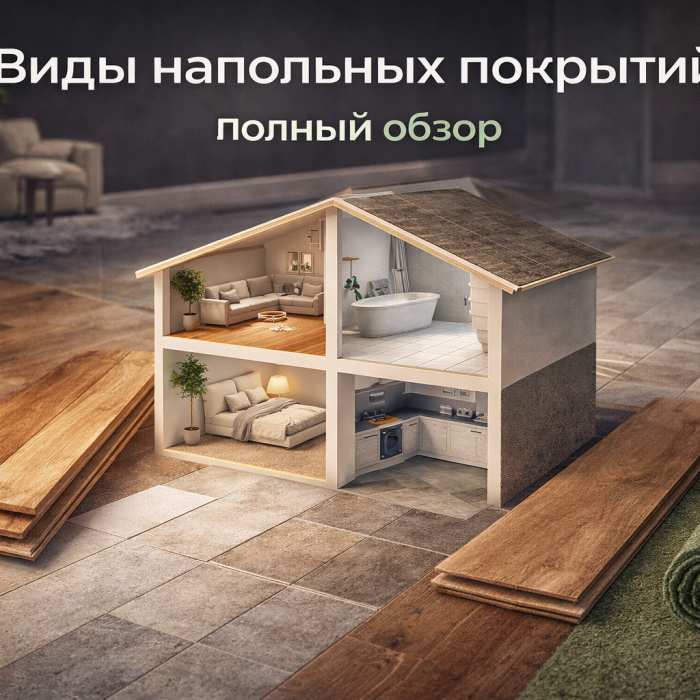 Виды напольных покрытий: полный обзор