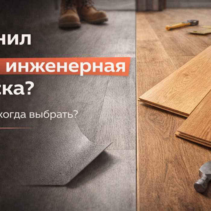 Винил или инженерная доска
