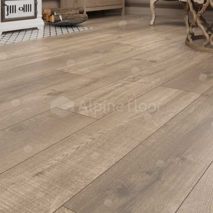 Кварцвиниловая плитка SPC Alpine Floor Real Wood ECO 2-5 Дуб Натуральный №4
