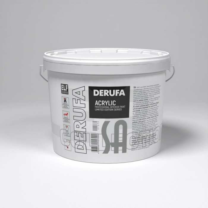 Изображение Краска Derufa Supracryl белая матовая акриловая 2.7 л