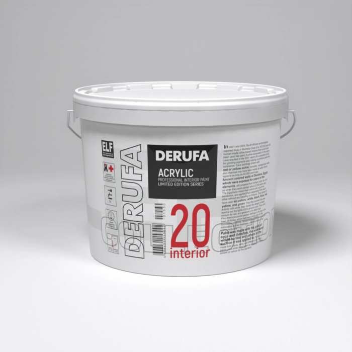 Изображение Краска Derufa Интерьер 20 (SG) 0.9 л