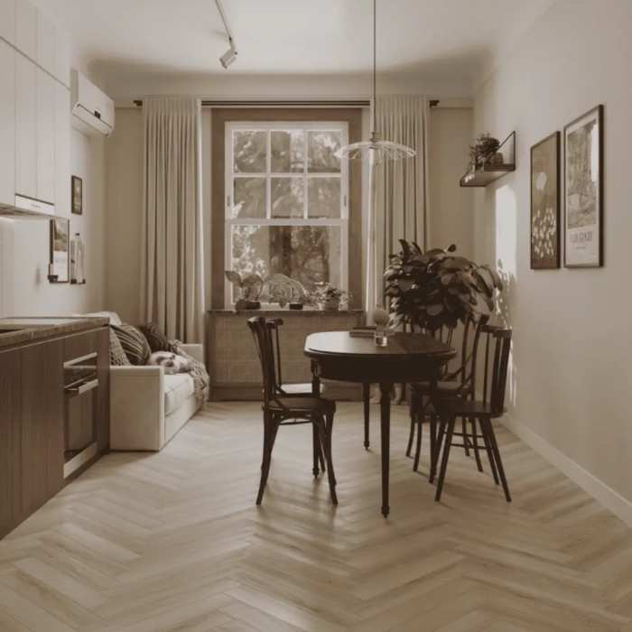 Ламинат Norland Herringbone Elegant Дуб Иония LF303-33