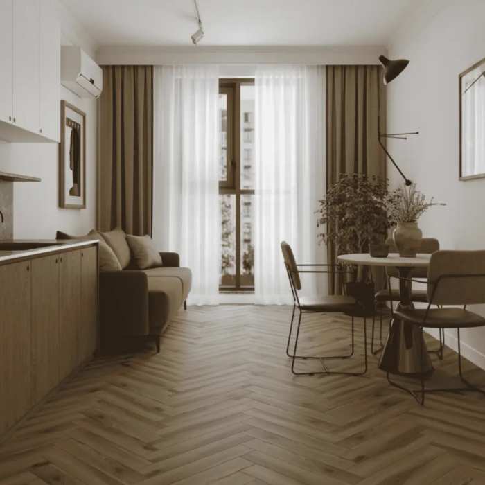 Ламинат Norland Herringbone Elegant Дуб Лира LF303-40