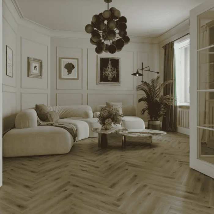 Ламинат Norland Herringbone Elegant Дуб Элла LF303-41