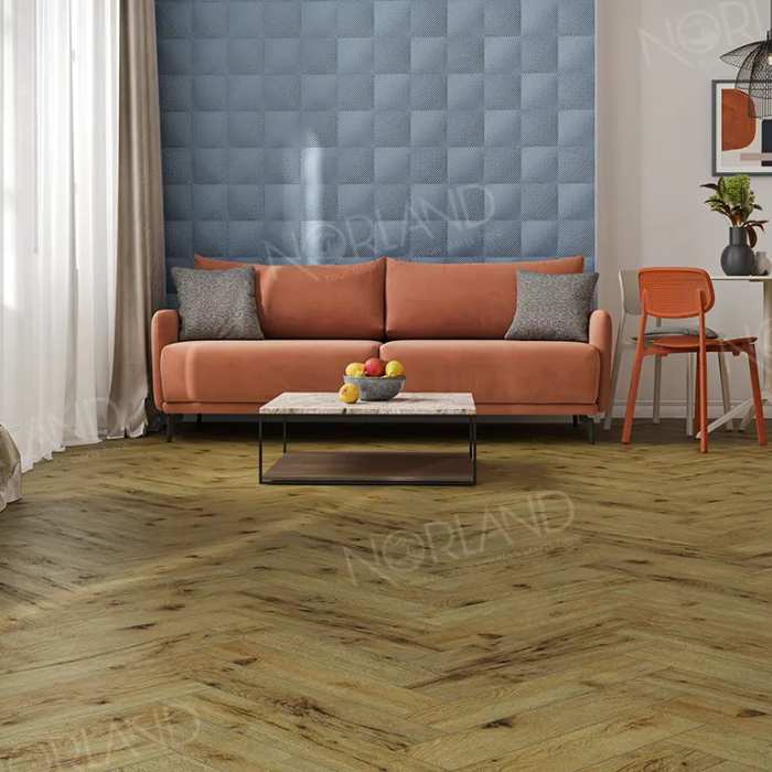 Ламинат Norland Herringbone Elegant Strong Дуб Скай LF304-14
