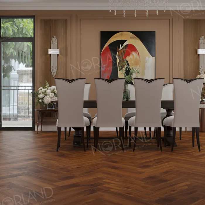 Ламинат Norland Herringbone Elegant Орех Кипр LF303-19