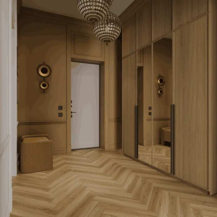 Ламинат Norland Herringbone Elegant Strong Дуб Рива LF304-35
