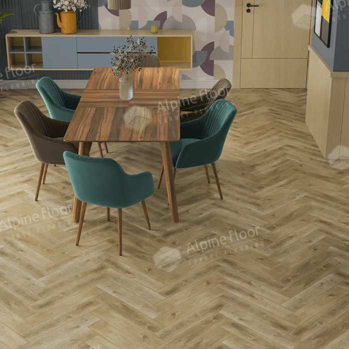 Кварцвиниловая плитка SPC Alpine Floor Parquet Light ECO 13-34 Дуб Кастор №3