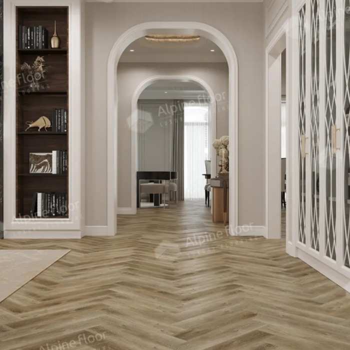 Кварцвиниловая плитка SPC Alpine Floor Parquet Light ECO 13-35 Дуб Целата