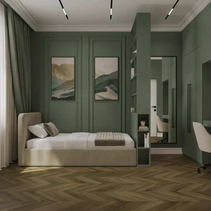 Каменно-полимерна SPC плитка Tulesna Art Chevron Libero 1011-11