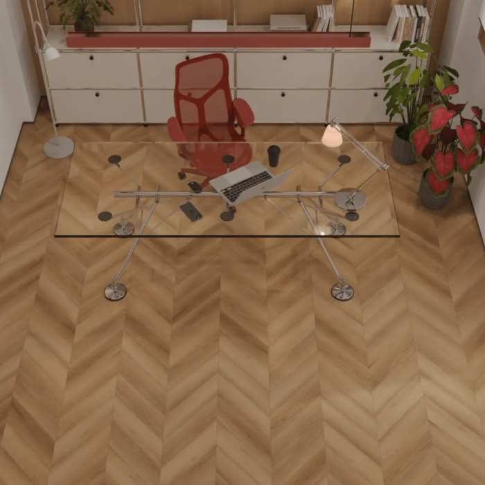 Каменно-полимерна SPC плитка Tulesna Art Chevron Incanto 1011-7 №2