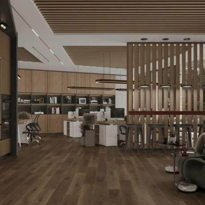 Каменно-полимерная плитка SPC Tulesna Hard 1044-2 Arsenal №2